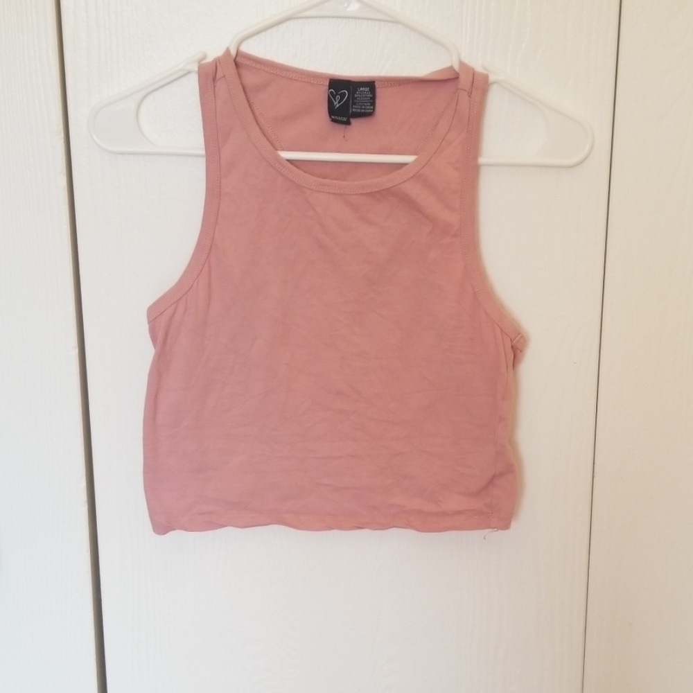 Windsor hulter pink crop top